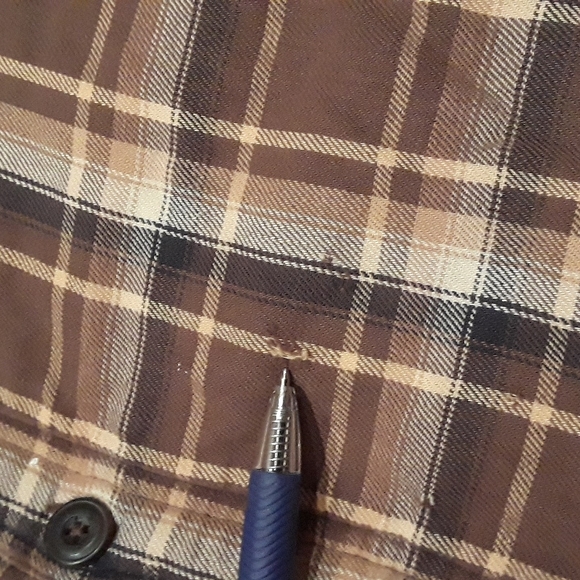 Arrow blue jeans co. szL sherpa lined flannel - Picture 7 of 8